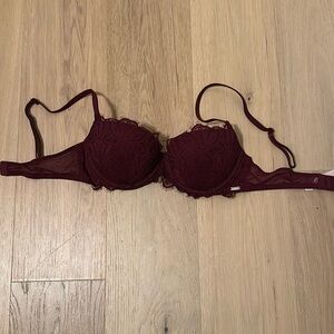 PINK lace push up bra